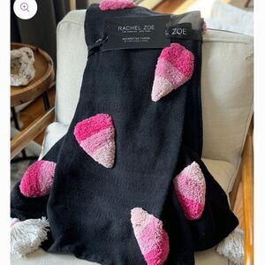Rachel Zoe Pink Candy Corn blanket